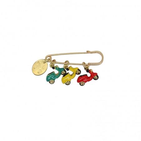 MOTA pin brooch