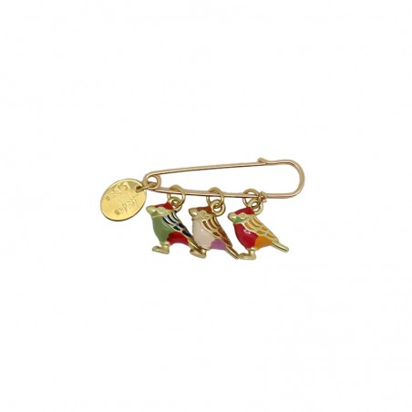 MESA pin brooch