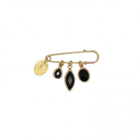 CRISTIL pin brooch