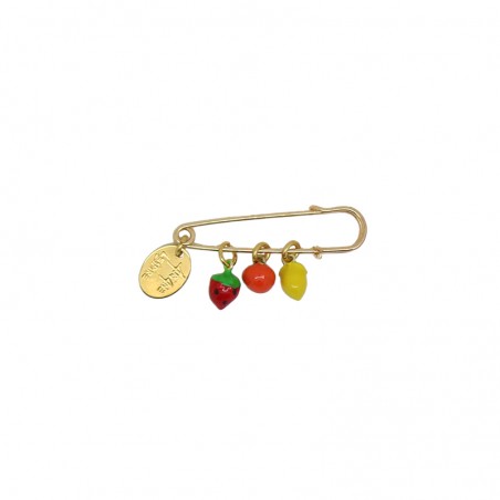 FRUITI pin brooch