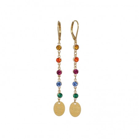 DOTS 05 RAINBOW earrings