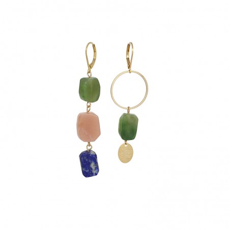 Boucles d'oreille ROCK 02 vert